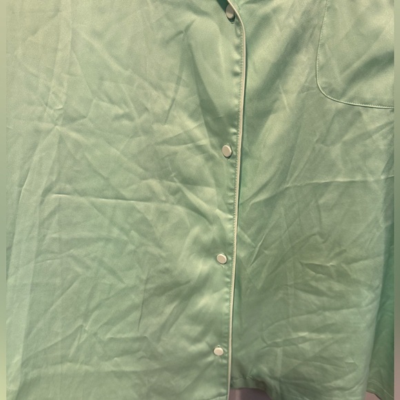 Mint green Victoria’s Secret pajama top - Picture 2 of 4